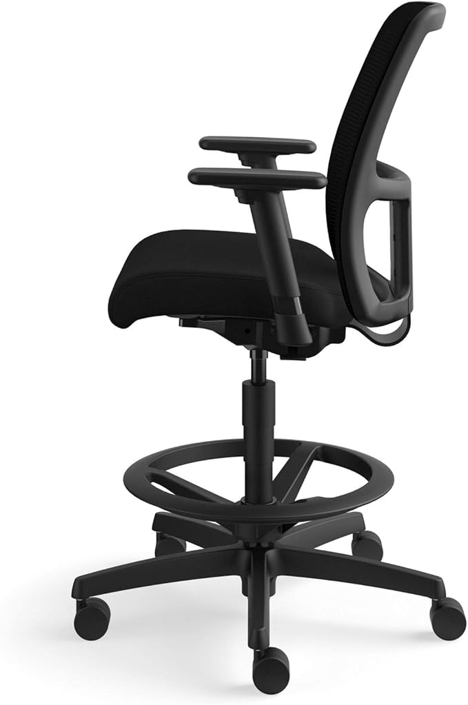 HON Ignition Task Stool Chair, in Black (HITS5)