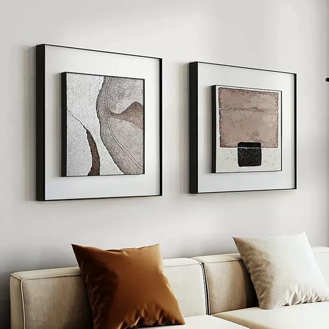LEIYTFE Canvas Wall Art Painting for Living Room Abstract Wall Hanging Prints,Home Decor Modern Artwork,Canvas Pictures for Wall, Office Decor Décoration Murale (Color : C, Size : 70x70cm)