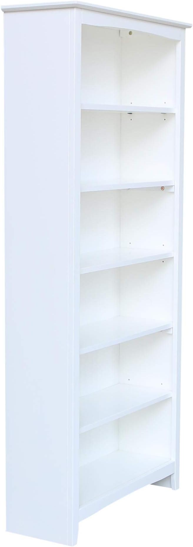 International Concepts Shaker Bookcase - 72" H White