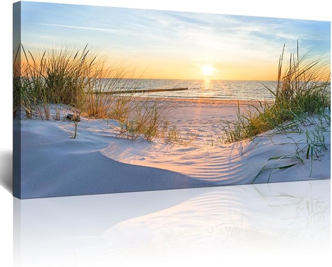 Lapremoly Wall Decorations - Canvas Wall Art for Living Room, Bedroom & Office - Modern Wall Decor - Ocean View Seascape Prints & Paintings - Framed Mural Artwork for Home Decor