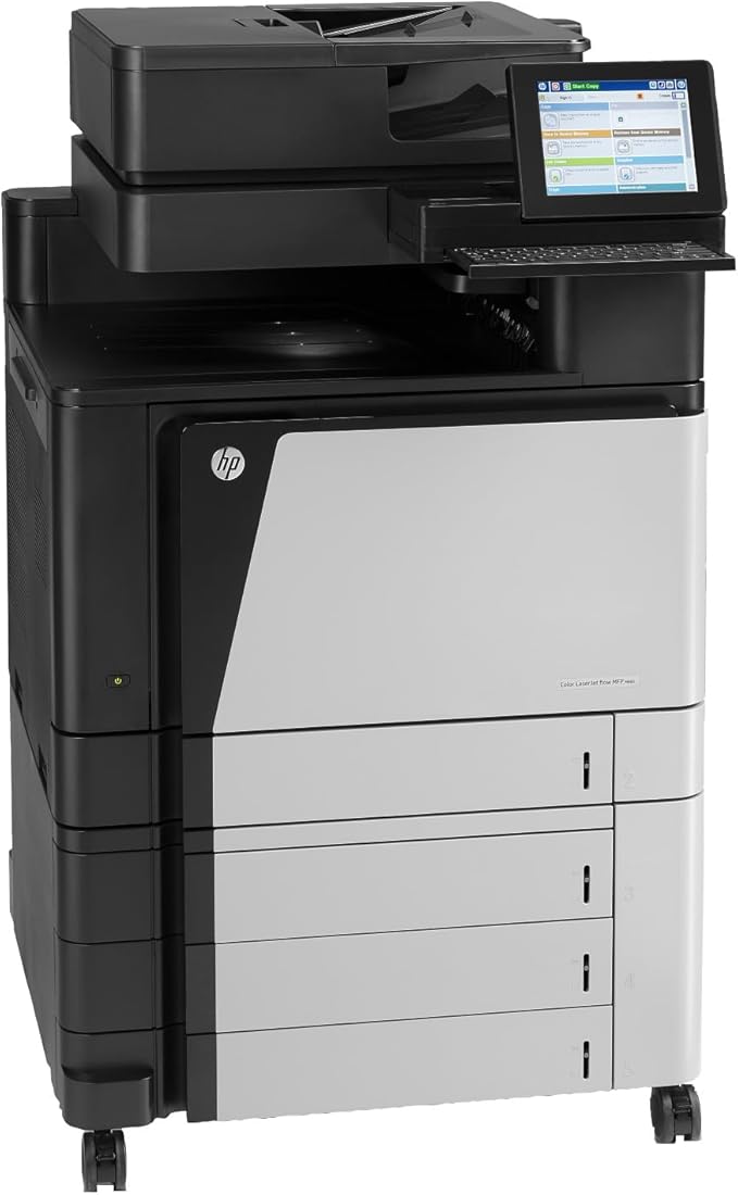 HP Color LaserJet Enterprise Flow MFP M880z All-in-One Office Printer – Print Scan Copy Fax, Up to 45 ppm, Automatic Duplex, 8" Touchscreen, Network Ready, High-Volume Business Laser MFP (Renewed)