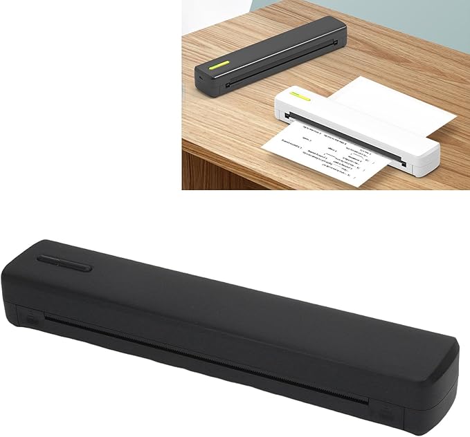 Marhynchus Inkless Portable Printer Wireless Thermal Printer 203DPI High Resolution for Travel with USB C 8.5x11in A4 A5 Paper Support iOS Laptop Home Office
