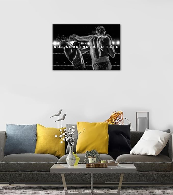 Novatique Motivational Quotes Canvas Wall Art Inspirational Wall Art Motivational Posters Print Office Wall Decor Entrepreneur Quote Home Decor, 24 x 36inch