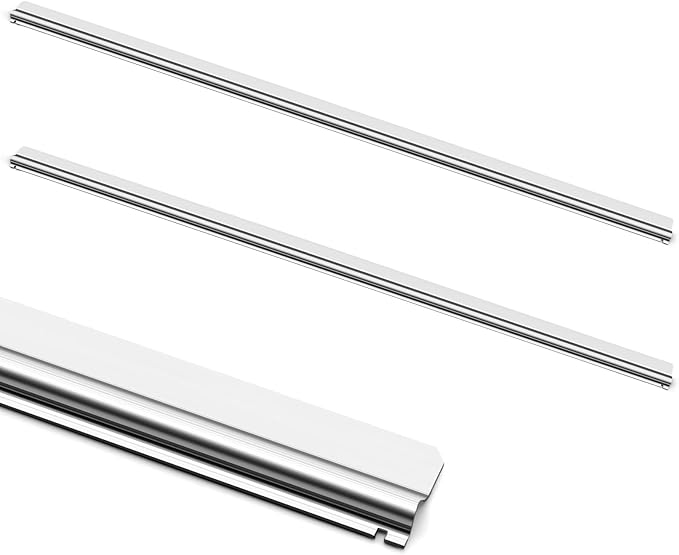 2 Pack Lateral File Bars File Cabinet Rails for 36" Wide Hanging File Folders Old Style Filing Cabinets Drawer Accessories