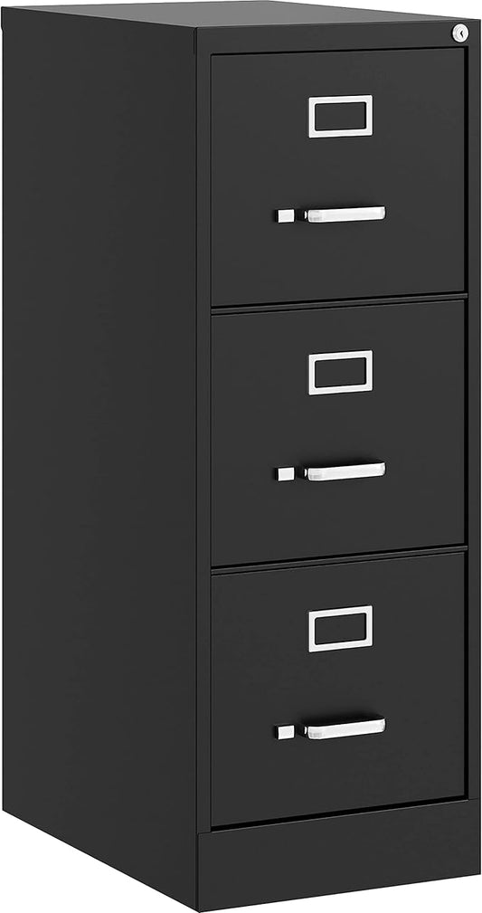 Lorell Commercial-Grade Vertical File, Black