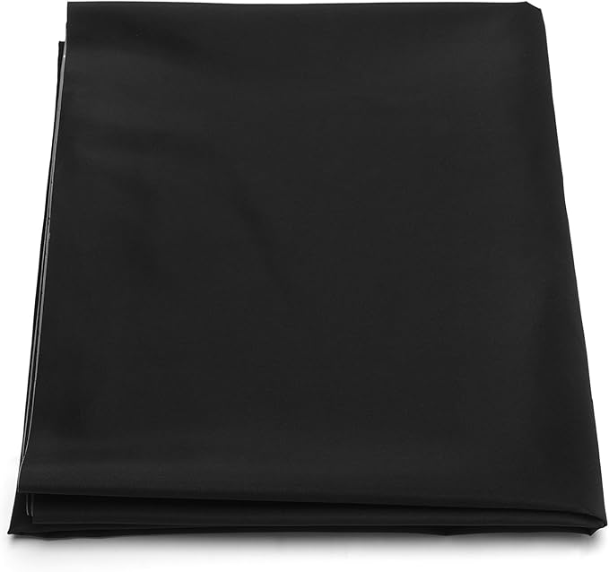 Bulletin Board Fabric 48 '' x 107 '' Class Fabric for Classroom Bulletin Board Decor, Pillows, Curtains, Crafts(Black)