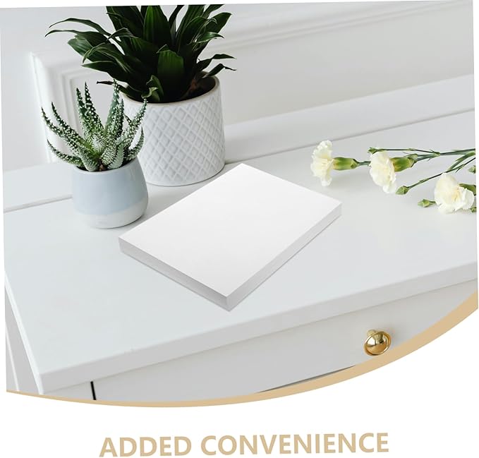NUOBESTY 90sheets Thick White Cardstock Heavy Cardstock Paper for Printing Drawing Crafting Business Cards