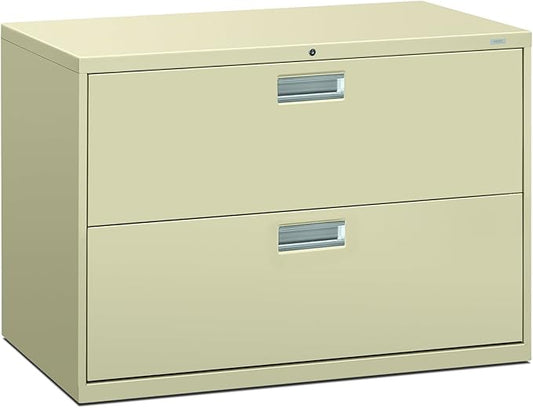 HON 692LL 600 Series 42-Inch by 19-1/4-Inch 2-Drawer Lateral File, Putty