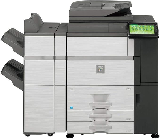 Sharp MX-6240N High-Speed A3 Color Laser Multifunction Copier - 62ppm, Copy, Print, Scan, 2 Trays, Tandem Tray, FN19 Stapler Finisher (Renewed)
