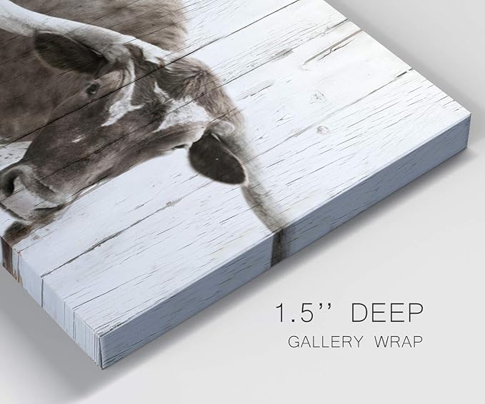 Landscape Wall Art Premium Gallery Wrapped Canvas Abstract Ocean Forest Modern Artwork Decoration for Living Room Kitchen Bathroom Office, Ready to Hang