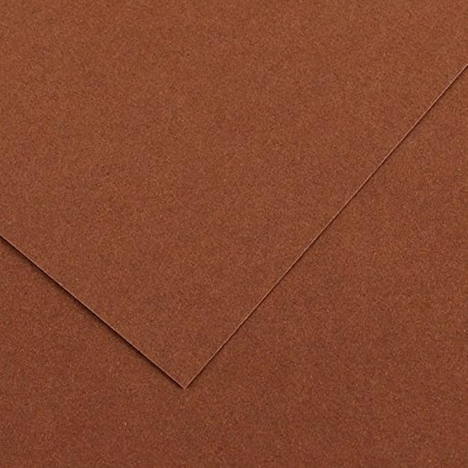 Canson Iris Vivaldi A4 185 GSM Smooth Colour Paper - Chocolate (Pack of 50 Sheets)