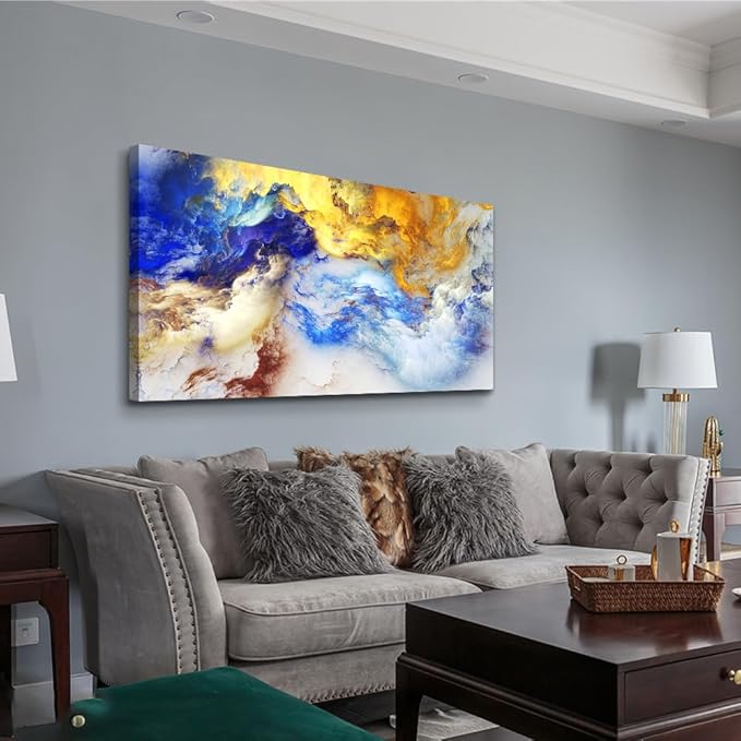Lapremoly Large Canvas Wall Art For Living Room Modern Wall Decor For Office Bedroom Wall Decor Abstract Fashion Watercolor Wall Paintings Pictures Artwork Home Wall Decoration Posters 24x48 in