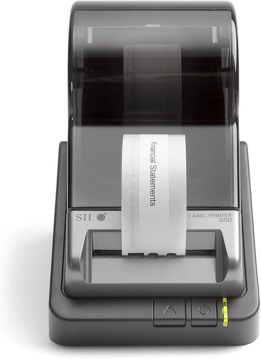 SEIKO SKPSLP650 - Versatile Desktop Label Printer, 3.94/Second, USB