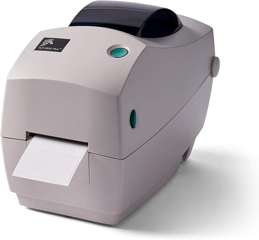 ZEBRA TLP2824 Plus Thermal Transfer Desktop Printer Print Width of 2 in USB and Ethernet Port Connectivity 282P-101510-000