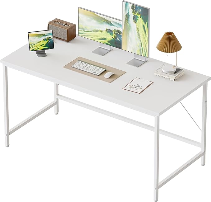 Mericonia 40 inch Computer Desk, Gaming Desk for Small Spaces, Modern Simple Style Table for Home Office, Study Student Writing Table