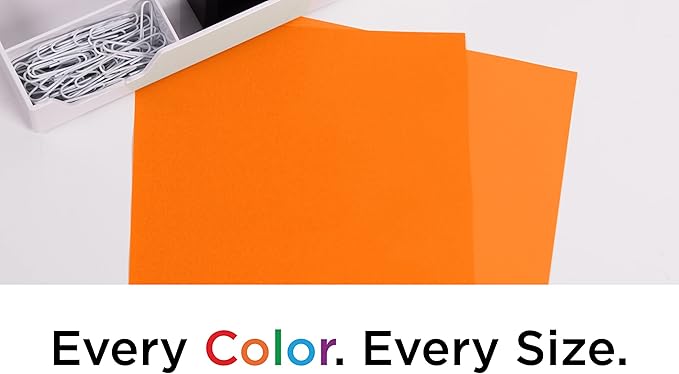JAM PAPER Legal Colored 24lb Paper - 90 gsm - 8.5 x 14 - Orange Recycled - 100 Sheets/Pack