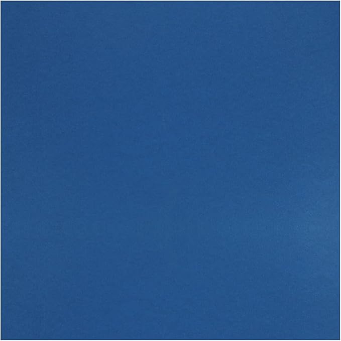 PA Paper Accents Smooth Cardstock 12" x 12" Egyptian Blue, 65lb colored cardstock paper for card making, scrapbooking, printing, quilling and crafts, 25 piece pack