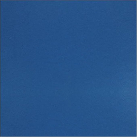 PA Paper Accents Smooth Cardstock 12" x 12" Egyptian Blue, 65lb colored cardstock paper for card making, scrapbooking, printing, quilling and crafts, 25 piece pack