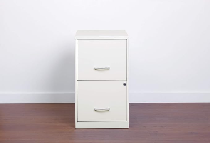 18" Deep 2 Drawer Metal File Cabinet