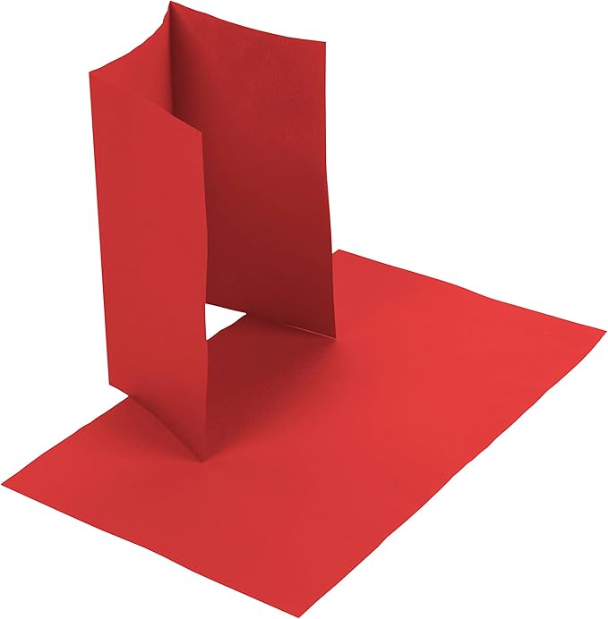 JAM PAPER Legal Colored 24lb Paper - 90 gsm - 8.5 x 14 - Red Recycled - 100 Sheets/Pack