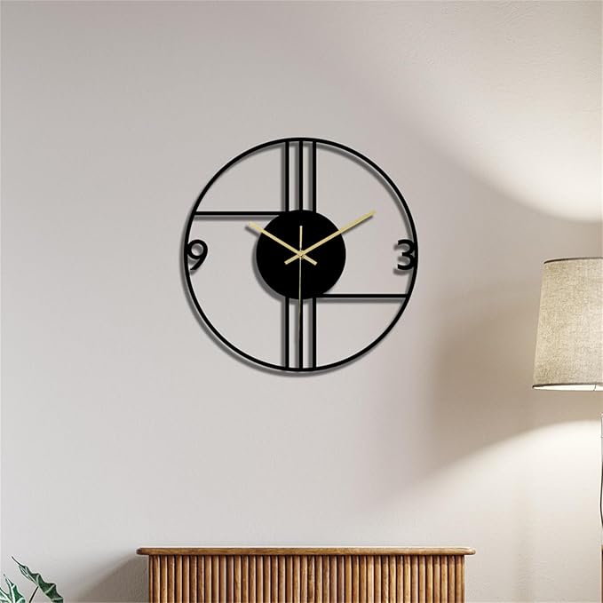 Wall Clock Accurate Timekeeping Wall Clock Not Ticking Battery Operated Wall Clock Minimalistic Wall Clock for Kitchen Offices Clock (Jscc016 A)