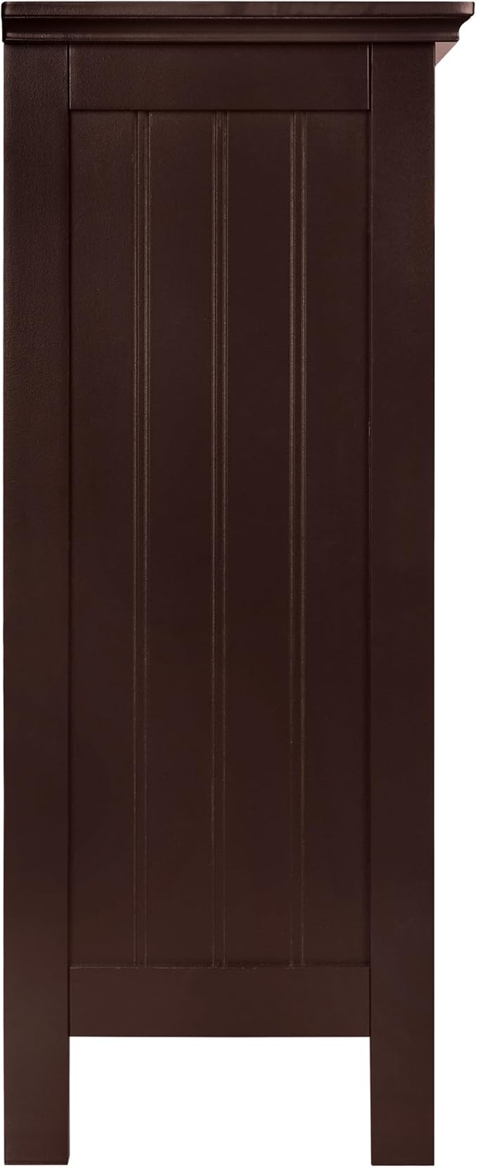 eHemco 2 Tier Bookcase with 2 Arched Supports, 29 Inches, Cherry