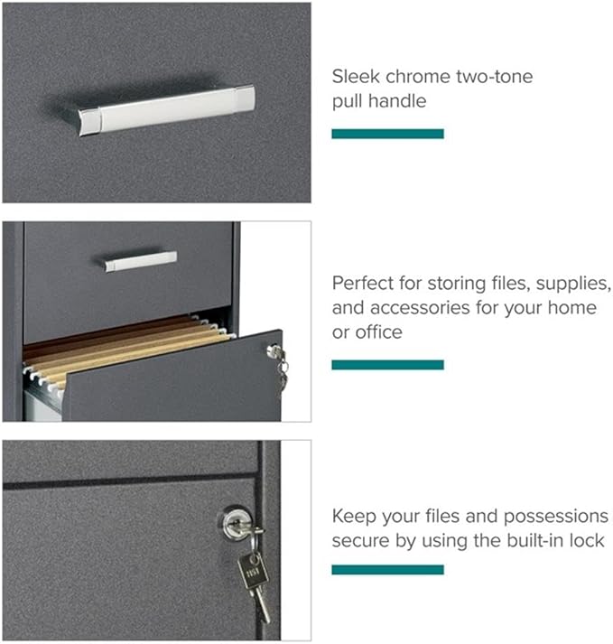 Lorell SOHO 22" 2-Drawer File Cabinet LLR16871