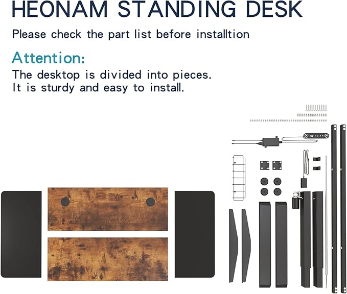 63 Inch Electric Standing Desk, Height Adjustable Sit Stand Desk with Memory Control and Spacious Desktop for Home Office