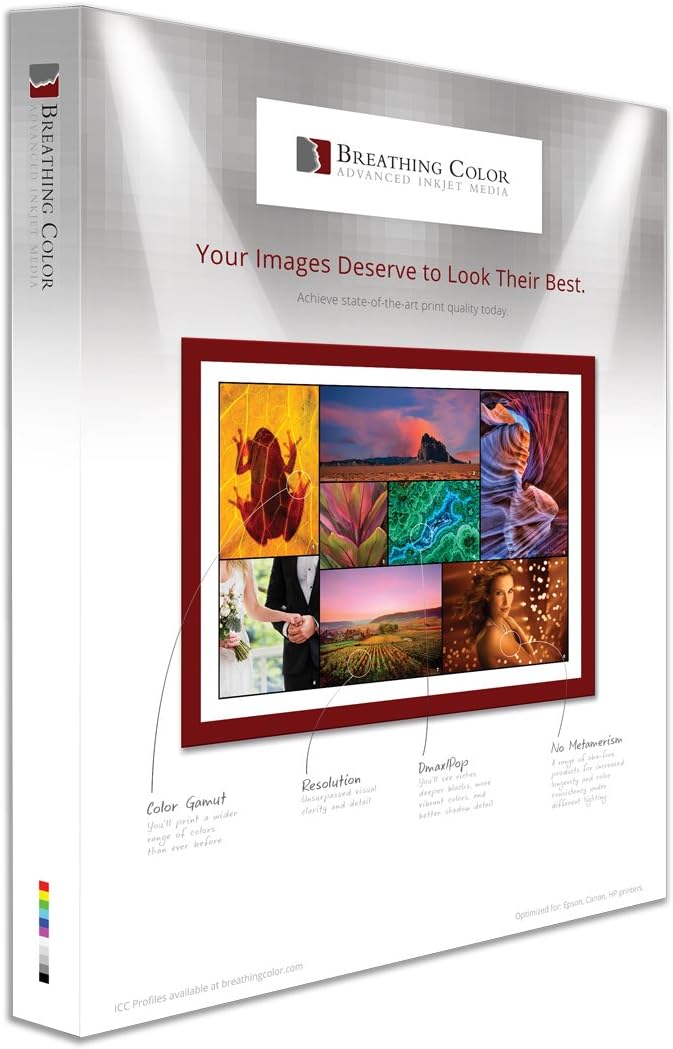 800M Matte Poly-Cotton Inkjet Canvas 21 mil and bright white. These 17 in x 22 in, 25 Sheets For Digital Art and Photo Printing, Signage, Backdrops, Murals, etc. on Most Canon, HP and Epson Printers