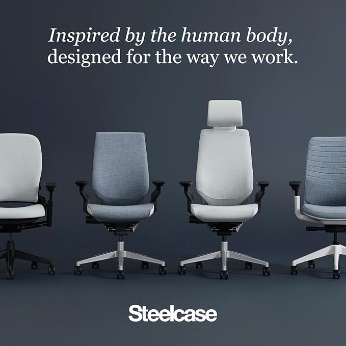 Steelcase Series 1 Office Chair - Ergonomic Work Chair with Wheels for Carpet - Helps Support Productivity - Weight-Activated Controls, Back & Arm Support - Easy Assembly - Wasabi