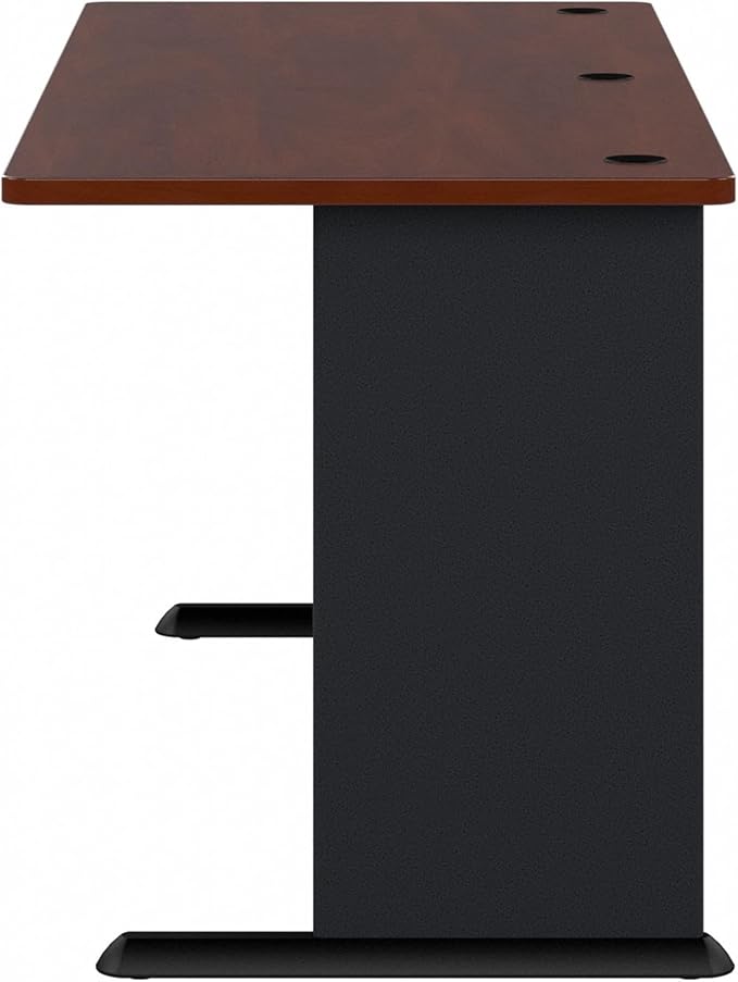 Bush Business Furniture Series A 72W Desk in Hansen Cherry and Galaxy, Large Workstation for Home or Professional Workspace, Desktop Solution for Office Use