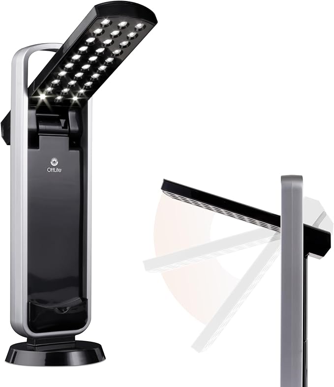 OttLite 290G59 Battery-Operated LED Mobile Task Lamp, Black