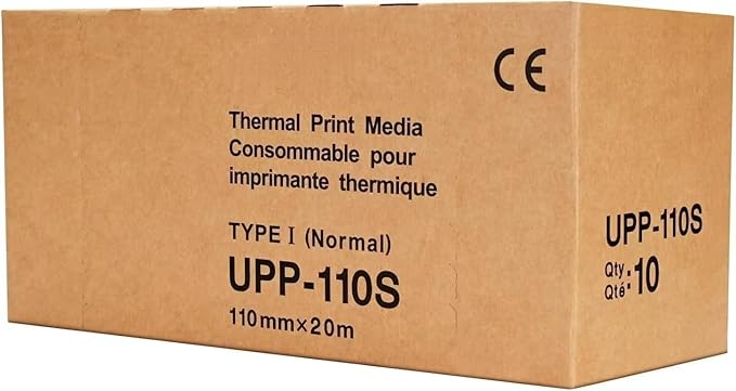 Ultrasound Paper UPP-110S Ultrasound Film/Media 10 Rolls,Type I Thermal Print Film/Media
