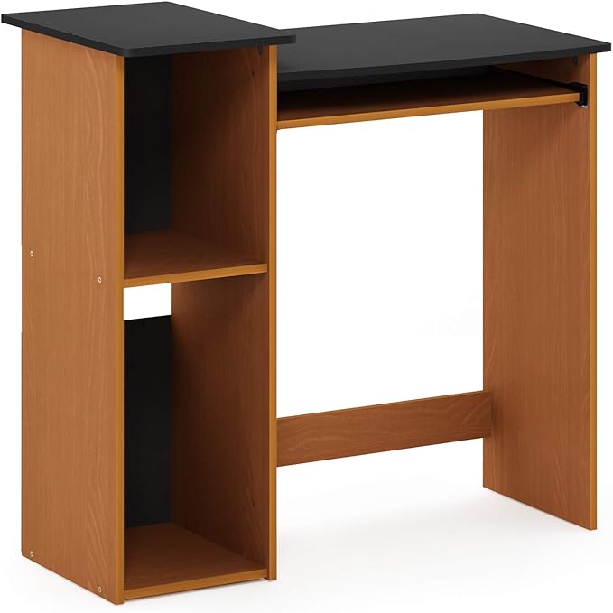 Furinno Econ Multipurpose Computer Writing Desk, Light Cherry/Black