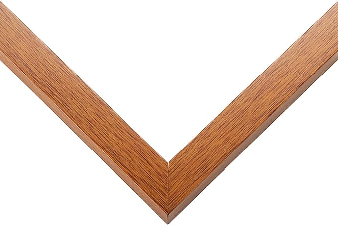 Diploma Tassel and Photo Frame Honey Oak Shadowbox Dark Red Over Gold Mat - Fits 14 x 11 Degree Picture Made in the USA
