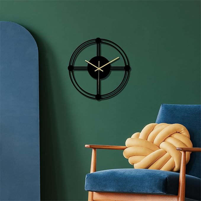 Wall Clock Accurate Timekeeping Wall Clock Not Ticking Battery Operated Wall Clock Minimalistic Wall Clock for Kitchen Offices Clock (Jscc004 A)