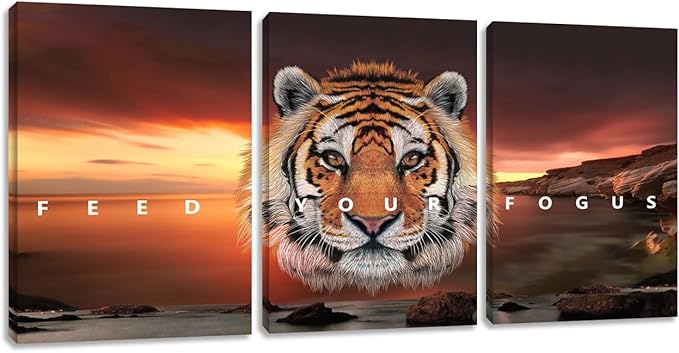 Wall Art Motivational Posters Prints Inspirational Entrepreneur Positive Quotes Canvas Art Prints 3 Pieces Picture Painting Framed Artwork Room Office Work Place Wall Decor(36''Wx 16''H)