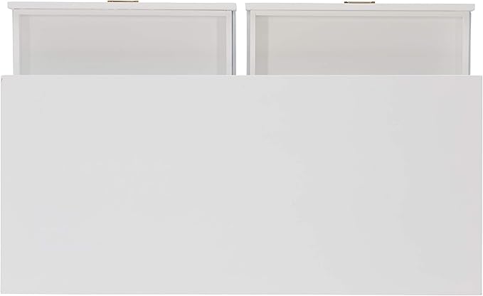 Linon Desk, White, 44"W x 20"D x 30"H