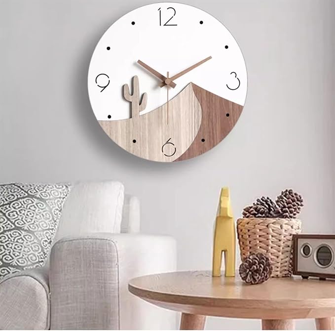 Clock for Bedroom Wall Clocks Modern Clock Living Room Wall Clock Simple Home Hanging Wall Fashion Creative Decoration Wall Clock Design Sense Office Decor Wall Clock (B Large)