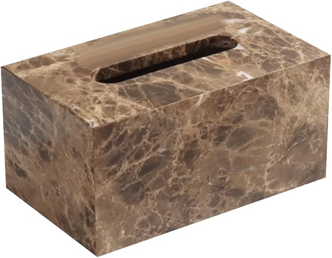 Stylish Tissue Box Rectangular Tissue Box Cover Plastics Tissue Box lid Reusable Tissue Box for Bathroom Bedroom Dressers Desk Offices Home Modern Tissue Box (Color : Green, Size : Multi-Colored