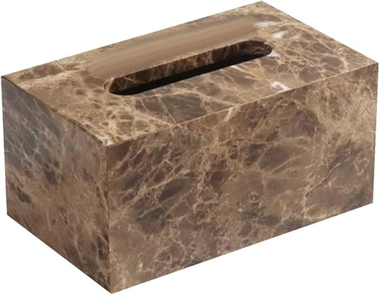 Stylish Tissue Box Rectangular Tissue Box Cover Plastics Tissue Box lid Reusable Tissue Box for Bathroom Bedroom Dressers Desk Offices Home Modern Tissue Box (Color : Green, Size : Multi-Colored