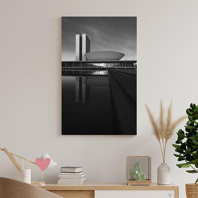 Poster, Canvas Painting, Office Decoration, Architectural Art Unframe-style-2 20x30inch(50x75cm)