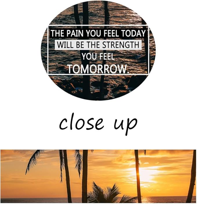 WYJDFART 3 Panel Poster Motivational Wall Art Landscape Positive Quote Canvas Posters Inspirational Wall Decor for Office, Living Room & Bedroom Framed Ready to Hang [48''Wx 24''H]