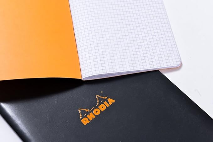 Rodia cf119158 Mini Classic Staple Notebook, Ruled, Orange, Set of 2