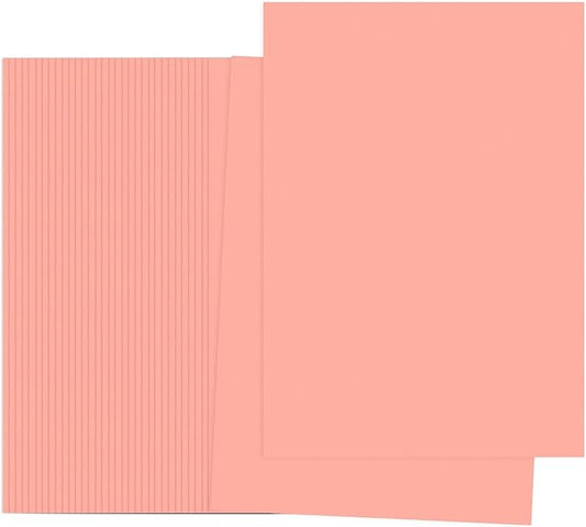PATIKIL Fluorescent Pink Colored Copy Paper, 100 Sheets 11.7x8.3" A4 19lb/70gsm Double Sided Colorful Print Paper Bulk Sheet DIY Craft Art Projects Supplies for Printer Origami
