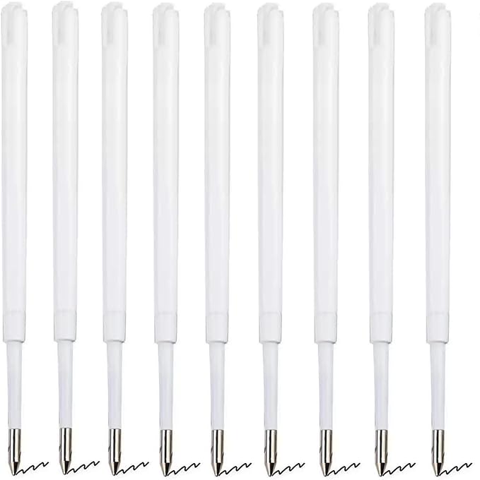 100 PCS Ballpoint Pen Refills Retractable Pen Refills 3.86" Black Ink for Sparkle Pens Bamboo Pen Refills1.0mm for Retractable Pens Wood Pens in Office School Family