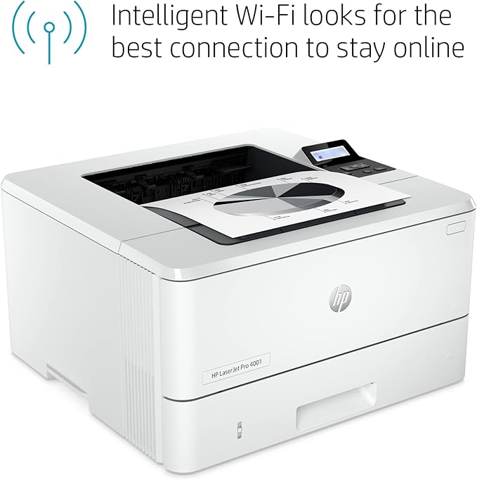 HP LaserJet Pro 4001dw Wireless Black & White Printer (Renewed)