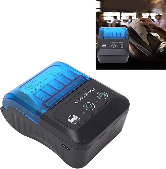 Thermal Label Printer 2in 203DPI 80mm for Home & Office Use – Durable Design, High Precision Printing