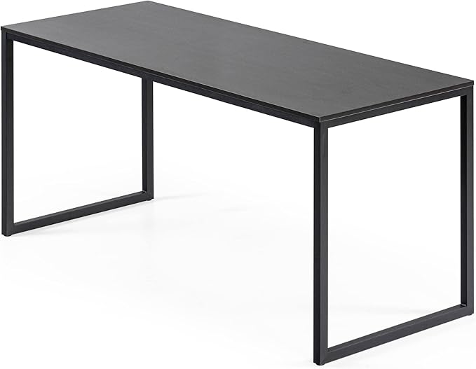 Zinus Jennifer 63 Inch Black Frame Desk, Computer Workstation, Office Desk, Easy Assembly, Deep Espresso