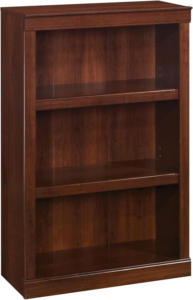 Realspace® 45" H 3-Shelf Bookcase, Mulled Cherry